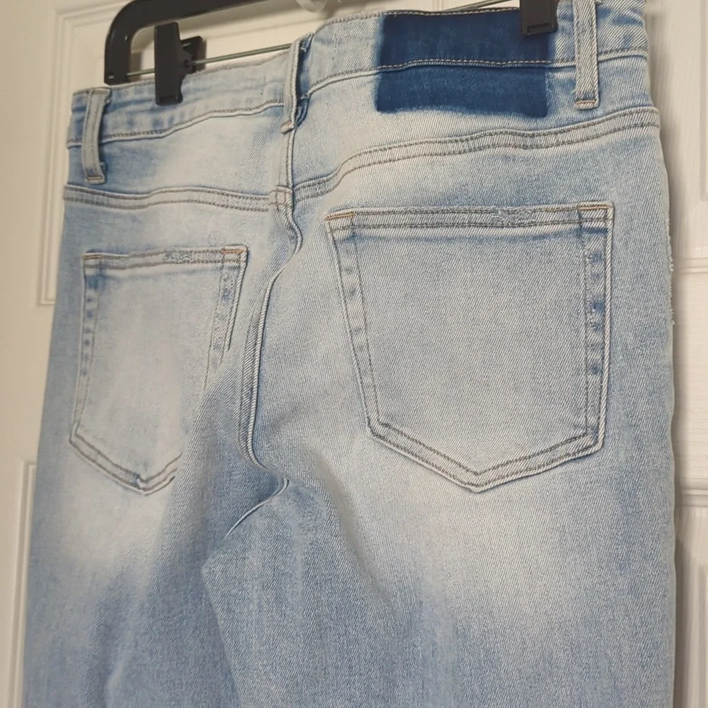 Flying Monkey Two-Tone Flare Jeans - Picture 11 of 15